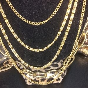 ❤️❤️FANTASTIC SIX LOT GOLD STONE JEWELRY 💗🤩